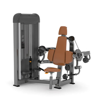 Machine de levage latérale assise de gymnastique commerciale pour l'équipement de forme physique chargé par goupille d'entraînement de force pour la musculation pour l'usage à la maison