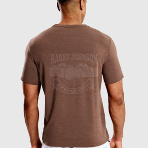 Camisetas de algodón 100% de alta calidad para hombre, de gran tamaño, gruesas, de manga corta, corte holgado, precio de fábrica, transpirables, para gimnasio. - Product Image 6