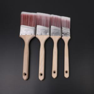 Jeu de pinceaux de peinture en vrac de haute qualité, brosses de peinture acrylique violette avec manche en bois, prix Direct d'usine - Product Image 6