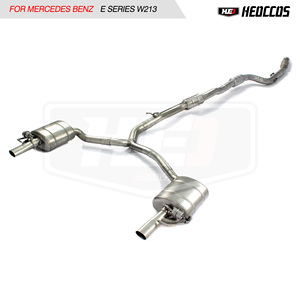 Sistema de Escape Valvetronic de Alta Calidad para <span class=keywords><strong>Mercedes</strong></span> Benz E300 E200 2.0T W213, Acero Inoxidable 304, Escape Catback - Product Image 1