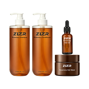 ZLZR Paraben Free Sulphate Free Salon Herbal Rosemary Biotin Frizzy Hair Growth Red Onion Cream <b>Shampoo</b> & Conditioner Set - Product Image 1