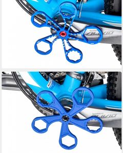 Outils <span class=keywords><strong>de</strong></span> fourche avant <span class=keywords><strong>de</strong></span> vélo 6-en-1 8t/12t 24/26/27/28/30/32mm clé à capuchon <span class=keywords><strong>de</strong></span> vélo <span class=keywords><strong>de</strong></span> montagne en aluminium outils d'installation et <span class=keywords><strong>de</strong></span> réparation - Product Image 5