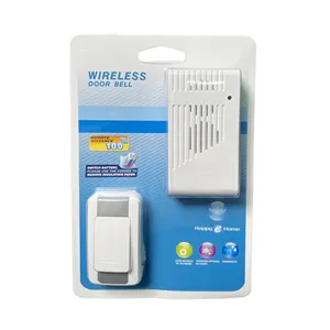 แบตเตอรี่ 110 V-220 V 1 ปุ่ม 1 2 3 ตัวรับสัญญาณไร้สาย Doorbell กันน้ํา 300 M 60 ระฆัง EU AU UK US ปลั๊กสมาร์ทกระดิ่งประตู JK