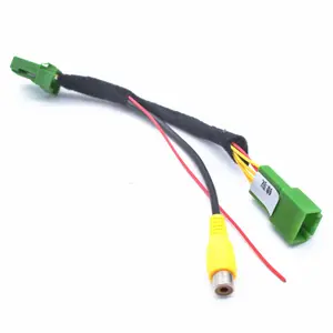 Car Reversing Camera Adapter Connector Wire Harness for SX4 S-Cross 2013 to 2018 Screen Video Input RCA Cable