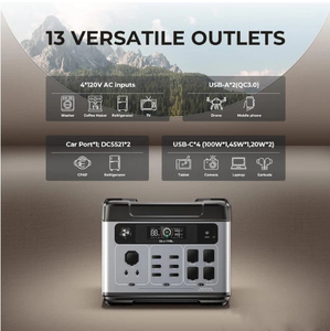 Estación de Energía Portátil P5000 Pro de 2400W, Generador Solar de 2048Wh, UPS, Estación de Respaldo Renovable para el Hogar, Proveedor Fortune 500 con Calidad Premium - Product Image 4