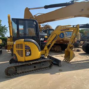 Used Komatsu PC30 Mini Crawler Excavator Compact Hydraulic <b>Digger</b> for Landscaping Farm and <b>Trenching</b> Work - Product Image 2