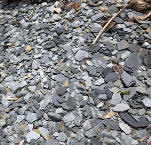 Pierres de schiste naturelles noires concassées et polies, galets pour aménagement paysager, jardinières, décoration, prix abordable - Product Image 2