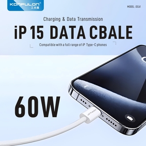 Konfulon Trend ing Products 2023 Neuheiten PD 60W Supers chn elles Laden Typ C zu <span class=keywords><strong>Typer</strong></span> C Kabel Nylon geflochten USB C Für Iph 15 - Product Image 5