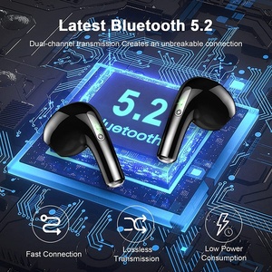 หูฟัง BT 5.2ใหม่ J97หูฟังไร้สาย IP7ไมค์ HD กันน้ำตัดเสียงรบกวนหูฟังเอียร์บัดเบสลึก TWS