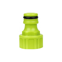 Connecteur de tuyau d'arrosage en caoutchouc universel pour jardin, adaptateur de robinet réglable femelle 1/2 pouce ABS
