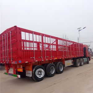 Semi-remorque à ridelles 40 pieds 40 tonnes, semi-remorque à ridelles latérales, semi-remorque <span class=keywords><strong>porte</strong></span>-conteneurs pour marchandises sèches / semi-remorque <span class=keywords><strong>porte</strong></span>-conteneurs à ridelles à vendre - Product Image 2