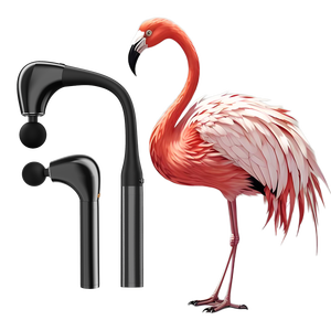 Revolucionaria pistola de masaje de percusión desmontable 2 en 1 pistola de gancho de masaje para aliviar el dolor de tejido profundo con mango de extensión - Product Image 1