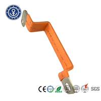 Nouveau connecteur de barre omnibus en cuivre isolé flexible pour batteries, équipement de distribution de tension nominale 240V
