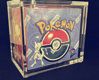 Boîte en acrylique transparente pour cartes Pokémon Booster Pack ETB Collection Box Acrylic