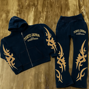 Набор из толстовок и спортивных штанов с логотипом на заказ, комплект из двух предметов, спортивная одежда, брюки для бега - Product Image 3