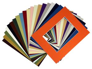 <span class=keywords><strong>Cadre</strong></span> photo personnalisable en taille et en épaisseur, doublé de passe-partout pour montage - Product Image 3