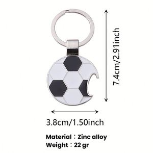 Llavero Mini Copa Abrebotellas de Aleación de Zinc de Alta Calidad Personalizado al por Mayor para Aficionados al Fútbol - Product Image 2