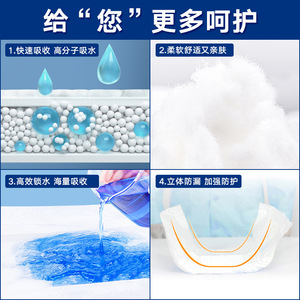 Kangyi <b>Doctor</b> Adult Diapers Gourd Shape 70x37cm L Size 30pcs Disposable Incontinence Pads for Seniors - Product Image 4