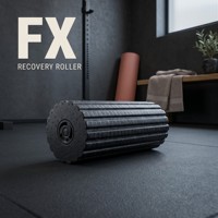 Rouleau en mousse haute densité personnalisé FX pour yoga, fitness, massage musculaire profond, récupération, étirement, entraînement à domicile, léger