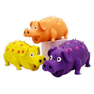 ของเล่นสุนัขยางลายจุดยอดฮิต ของเล่นสุนัขมีเสียงบีบ - Product Image 3