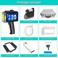 Impresora de Inyección de Tinta Portátil Inteligente con Pantalla Táctil para Cajas de Cartón, Tuberías de Acero, Latas de Aluminio, Botellas de Vidrio, Madera, Piezas Automotrices