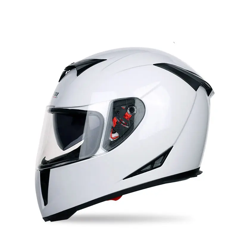 Casco de motocicleta OEM ODM más barato, cascos de seguridad abatibles, casco abierto con puntos, cara completa, motocicleta
