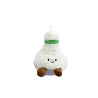 Nouveauté 2025 XS Peluche Super Douce Remplie, Pendentif Porte-clés Créatif en Forme de Balle de Badminton Lavée, Jouet Mignon Anti-stress Doux et Moelleux