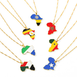 Collar con colgante de mapa de África, Ghana y Ghana, gran oferta - Product Image 4