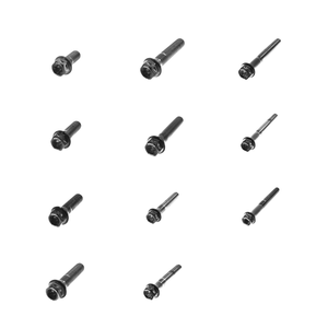 SOMOTO Taiwan SUS304 Stainless Steel Motorcycle Bolts M8 6-Lobe Hex Head PVD Burnt Titanium Motorbike Custom <b>Fasteners</b> - Product Image 1