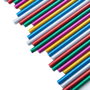 Bâton de colle thermofusible scintillant coloré de 11 mm de qualité supérieure pour pistolet à colle industriel, prix d'usine en gros du Guangdong, échantillon disponible - Product Image 2