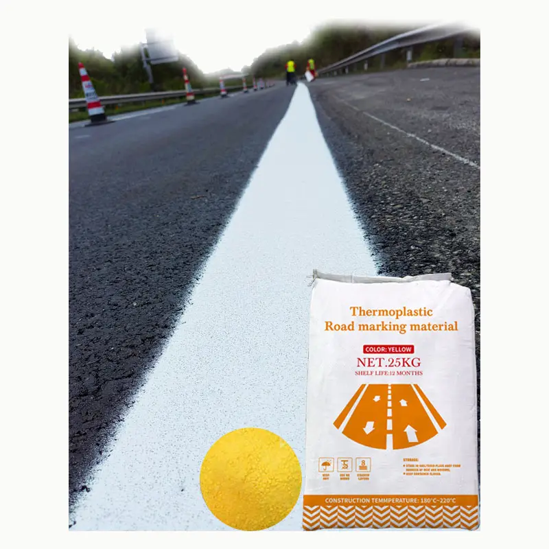道路マーキング用熱可塑性塗料白色経済性熱可塑性道路マーキング塗料輝度