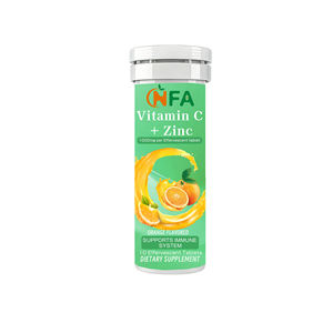 Tabletas Efervescentes Personalizables de Vitamina C y Zinc con Extracto de Potasio, Suplemento Herbal, Potente Soporte Antioxidante - Product Image 1