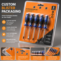 Emballage en blister personnalisé pour outils |   Emballage en blister en plastique transparent PET |   Impression OEM, taille, forme, logo, vente en gros, usine