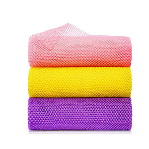 ฟองน้ำอาบน้ำแบบตาข่ายยาวลายโลโก้แอฟริกัน สำหรับขัดผิว ขัดหลัง ช่วยให้ผิวเรียบเนียน - Product Image 1