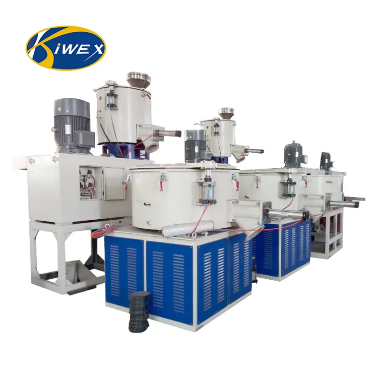 300kg/h 600kg/h plastic pvc mixer with heater high speed mixer pvc mixing machine