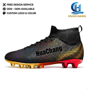 Chaussures de football pour hommes à tige haute pour intérieur, chaussures de <span class=keywords><strong>futsal</strong></span> professionnelles, chaussures de football pour <span class=keywords><strong>terrain</strong></span> <span class=keywords><strong>synthétique</strong></span> SG, Chuteiras De Futebol - Product Image 1