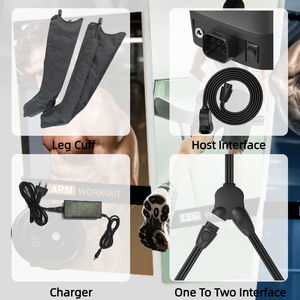 Masajeador de compresión de piernas de aire, prensa de linfedema, máquina de presoterapia, botas de recuperación - Product Image 5