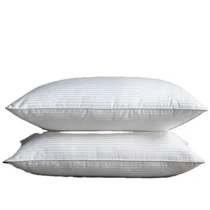 cheap high quality stripe china suppliers 5 star hotel hospital motel bed pillow