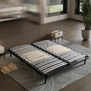 <span class=keywords><strong>Base</strong></span> de <span class=keywords><strong>Cama</strong></span> <span class=keywords><strong>Minimalista</strong></span> de Acero con Espacio de Almacenamiento, Diseño Duradero y Ahorrador de Espacio para Tamaños de Dormitorio Especiales - Product Image 4
