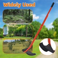 Extracteur de jeunes pousses robuste JH-Mech pour jardin et verger, design ergonomique rouge avec surface élargie, extracteur de tiges d'arbres en acier