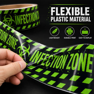 Nastro Adesivo Personalizzato per Halloween con Stampa Personalizzata, Colore <span class=keywords><strong>e</strong></span> Testo a Scelta - Product Image 2