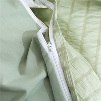Ensemble de literie moderne et minimaliste toutes saisons Housse de couette en fil de mousse Polyester brossé Taie d'oreiller Housse de couette de luxe