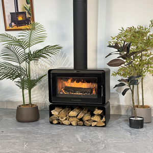 Cheminée <span class=keywords><strong>à</strong></span> <span class=keywords><strong>bois</strong></span> haut de gamme <span class=keywords><strong>à</strong></span> double plaque en acier avec panneau en <span class=keywords><strong>vermiculite</strong></span> pour villa et gîte - Product Image 4