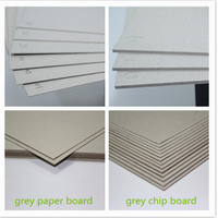 Cartón Gris Reciclado, Lámina de Cartón de 1000-1550 GSM, Apta para Cajas Rígidas, Encuadernación de Libros de Tapa Dura