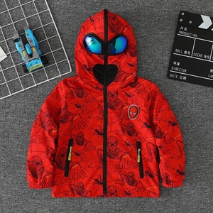 Nouvelle Veste Enfant Printemps Automne 2022, Gilet Bébé Type Spider-Man en Coton, Blouson Coupe-Vent à Capuche Dessin Animé pour Garçon - Product Image 2