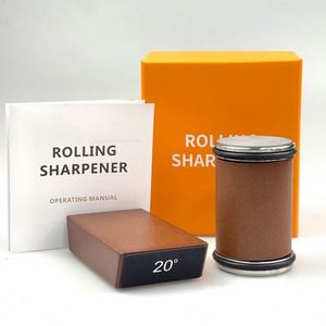 Aiguiseur de couteaux 3 étapes pour affûter les couteaux en acier terni, les couteaux de cuisine et les couteaux de poche - Product Image 2