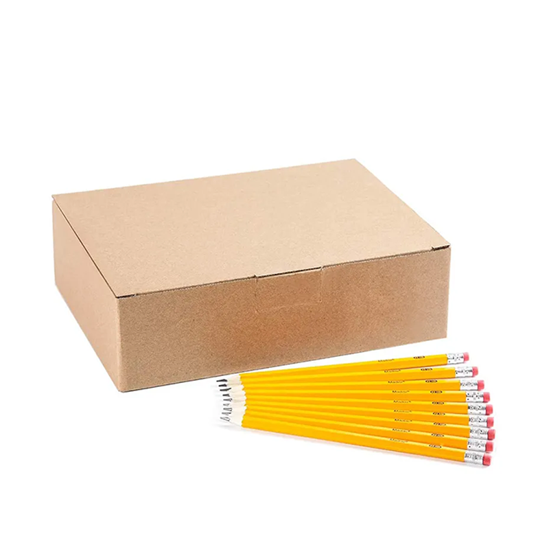Выдвиженческие Подгонянные логос напечатал Деревянные HB карандаши 6 Двусторонняя заточка карандашей