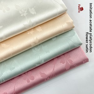 100% шелковая ткань, весенне-летняя коллекция, слегка эластичные, в китайском стиле, драпированные чонсам, юбка для лица лошади, брюки, платикодон - Product Image 1