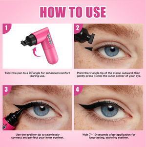 Lápiz Delineador de Ojos Hellokiss de Doble Punta, Secado Rápido, Color Negro Marrón, Resistente al Agua, <span class=keywords><strong>para</strong></span> <span class=keywords><strong>Principiantes</strong></span> en Maquillaje - Product Image 6