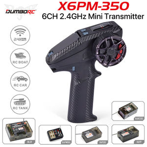 Dumborc X6PM-350 2.4GHz 6CH Mini đài phát thanh Transmitter Gyro x6p/x6fg/x6dcg/x6fp/bl3f <span class=keywords><strong>Receiver</strong></span> <span class=keywords><strong>RC</strong></span> xe ô tô THUYỀN Tank Part - X6PM-350 + x4fm - Product Image 3